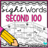 Sight Word Practice Pages {Second 100 Edition}