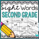 Sight Word Practice Pages - Second Grade