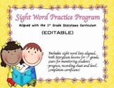 Sight Word Program - Aligned with 1st Grade Storytown {EDITABLE}