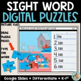 Sight Word Puzzles | Google Slides 