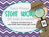 Sight Word QR Code Scramble! Primer Word List