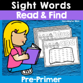 Sight Word Read & Find {Pre-Primer} PDF & Digital Ready!