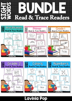 Preview of Sight Word Read and Trace BUNDLE