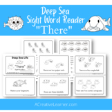 Sight Word Reader Book - Ocean Animals "there" and Number Words