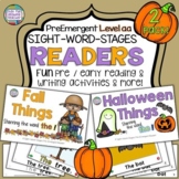 Autumn / Fall and Halloween PreEmergent Readers Sets
