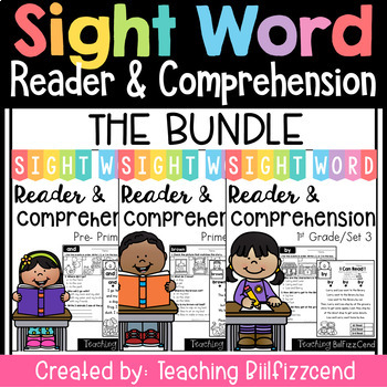 Preview of Sight Word Reader and Comprehension (The Bundle)