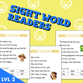 Preview of Sight Word Readers - Level 2