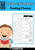 Sight Word Reading Fluency: Colors and Numbers