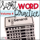 Sight Word Reading Fluency Practice 1st 2nd Grade (Set 4)