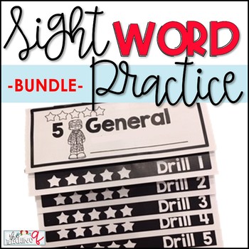 High Frequency Word Practice Mats - 240 words!