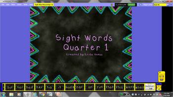 Preview of Sight Word Recognition Flipchart