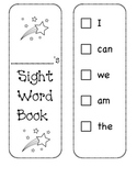 Sight Word Recording Book/ Sticker Book