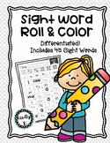 Sight Word Roll and Color, Reach for Reading Kindergarten