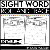 Sight Word Roll and Trace (for Sight Word Practice)