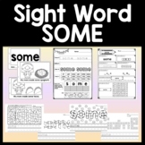 Sight Word SOME {2 Worksheets, 2 Books, and 4 Activities!}
