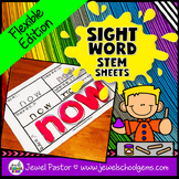 Sight Word STEM Playdough Mats Activities & Makerspace Kin
