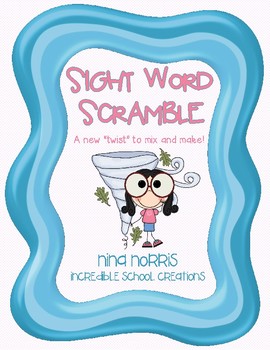 Preview of Sight Word Scramble - 100 top words - product aligned with The Core