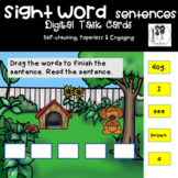 BOOM cards Kindergarten Sight Word Scrambled Sentences