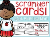 Sight Word Scrambler Cards