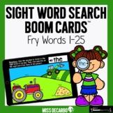 Sight Word Search Boom Cards���️ - Fry Words 1-25