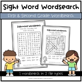 Sightword Wordsearch Worksheet | First & Second Grade