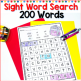 Sight Word Search for Kindergarten and First Grade