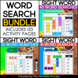 EDITABLE Sight Word Searches Bundle