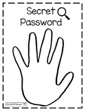 Sight Word Secret Password Sign