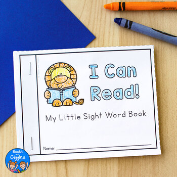 Sight Word Sentence Books for Kindergarten by Books and Giggles | TpT