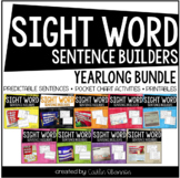 Sentence Building Sight Word Activities for the Year {BUNDLE}