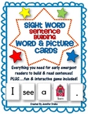 Sight Word Sentence Building Word & Picture Cards ~PLUS Ga