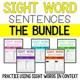 Fry Sight Word Sentence BUNDLE