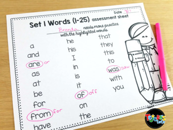 Sight Word Sentence Cards- Fry Words 1-100- Common Core by Brenda Tejeda
