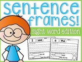 Sight Word Sentence Frames!