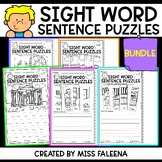 Sight Word Sentence Puzzles Bundle