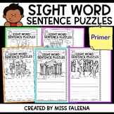 Sight Word Sentence Puzzles (Primer)