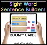 Sight Word Sentence Strips DIGITAL