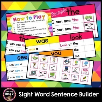Preview of Sight Word Sentences