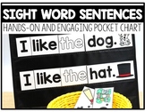 Sight Word Sentences Pocket Chart