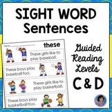 Kindergarten Sight Word Practice with Guided Reading Activities and Games {ESL}