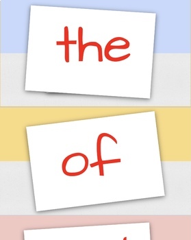 Preview of Sight Word Slides