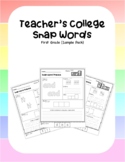 Sight Word/ Snap Word -First Grade Preview Pack