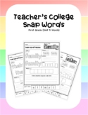 Sight Word/Snap Word Practice - First Grade TC Unit 5