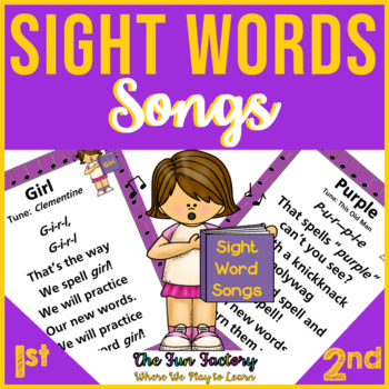 Preview of Sight Word Songs