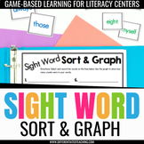 Sight Word Sort & Graph Practice Activities: High Frequenc