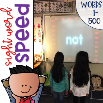 Preview of Sight Word Games of Speed for Sight Words 1-500 Editable
