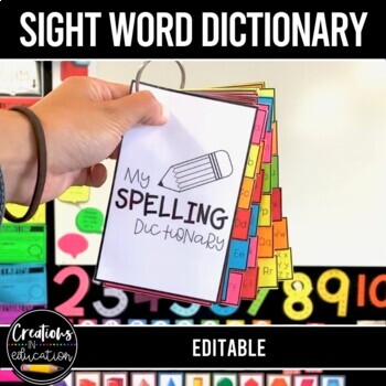 Preview of Sight Word Spelling Dictionary