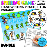 18 Editable Spelling Word Practice, Spelling Games & Spell