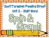 Sight Word Spin and Graph- 1st Grade Reading Street Unit 2