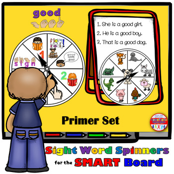 Preview of Sight Word Activity Primer SMARTBoard Lesson